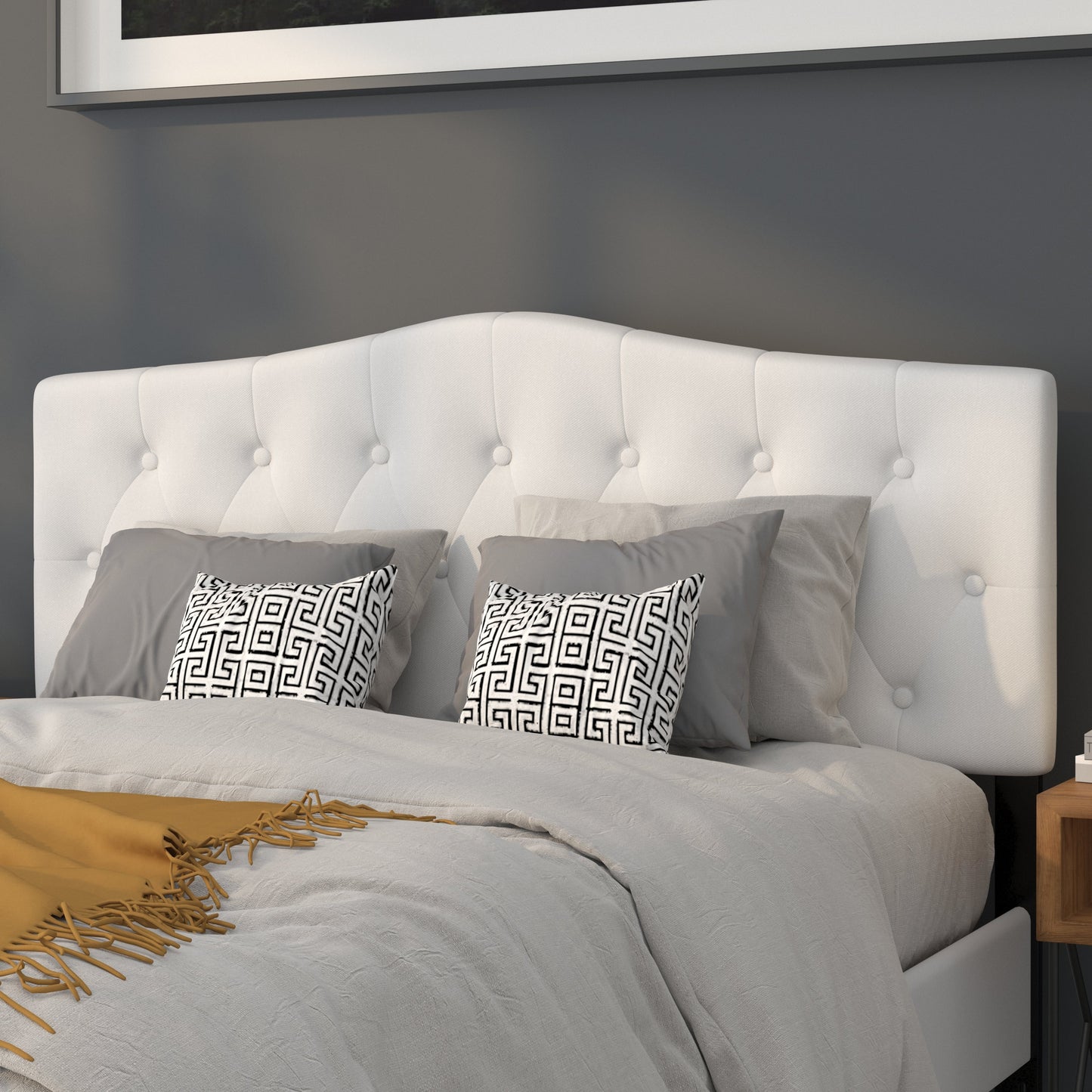 Full Headboard, King Headboard, Queen Headboard - Fabric Collection HG-HB1708