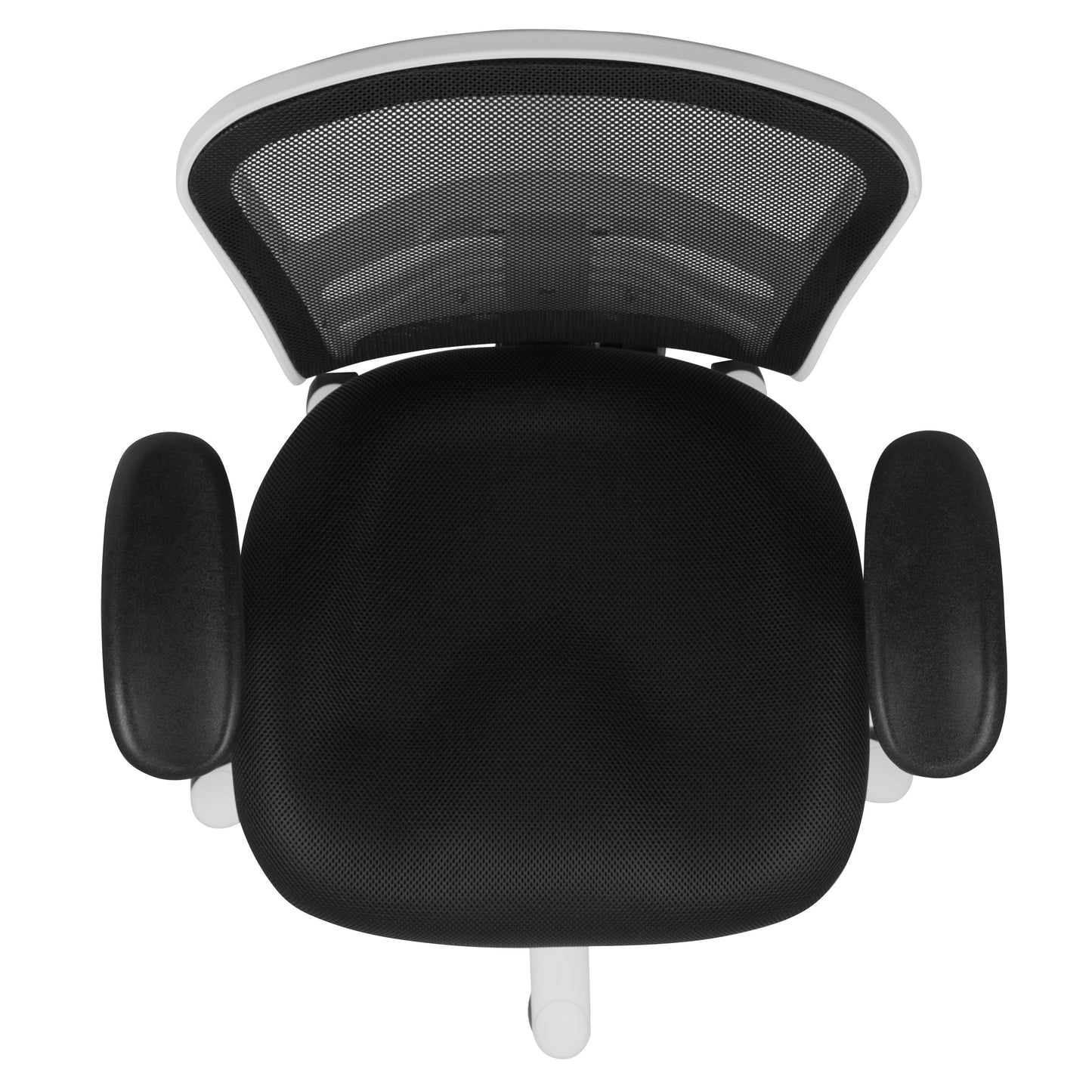 Office Chair with Roller Wheels and Mesh Design - Multiple Colors Available