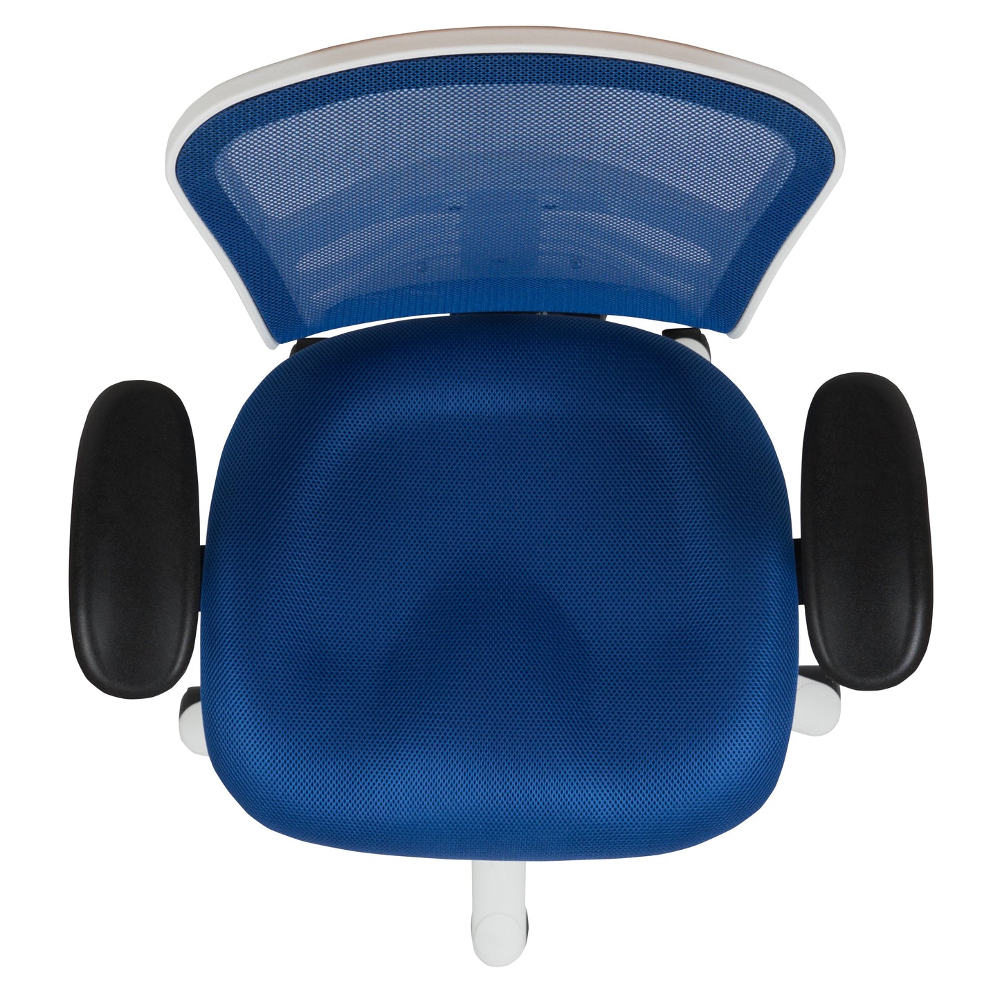Office Chair with Roller Wheels and Mesh Design - Multiple Colors Available