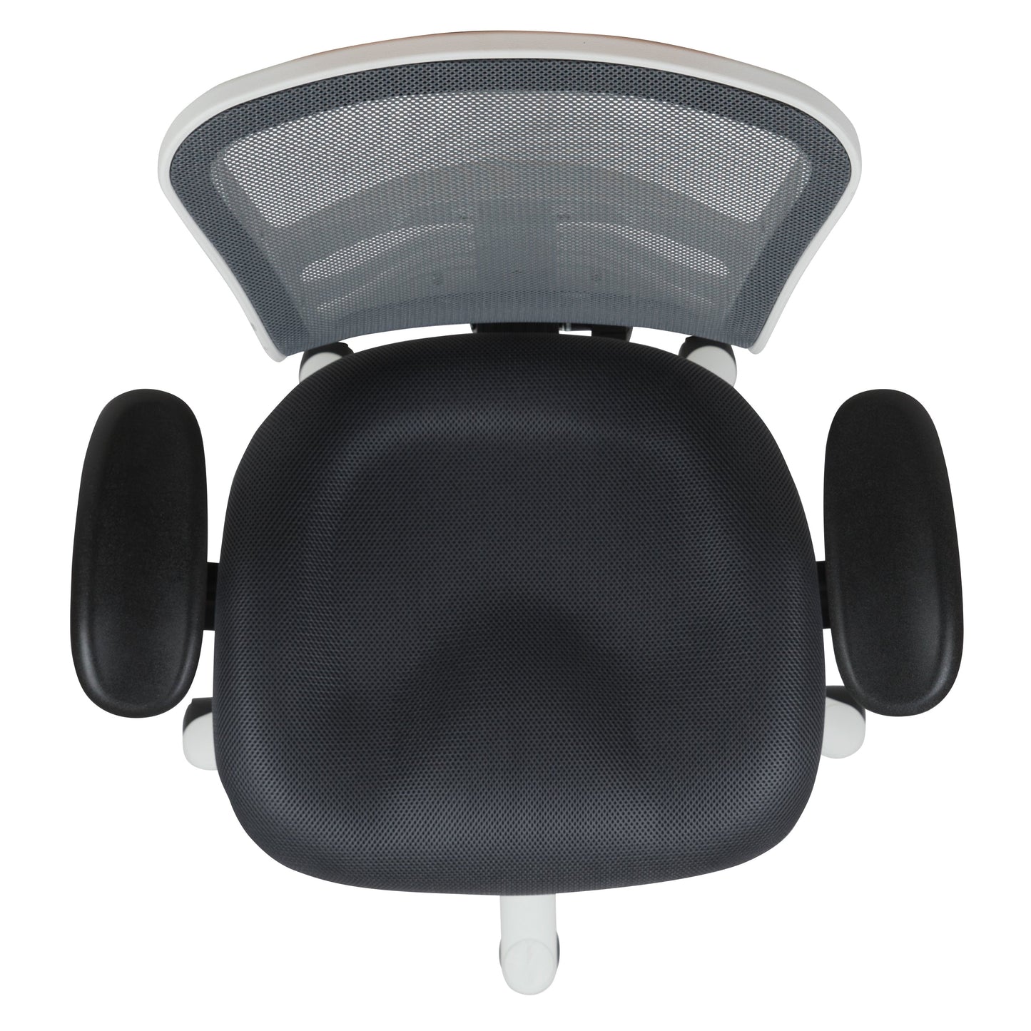 Office Chair with Roller Wheels and Mesh Design - Multiple Colors Available