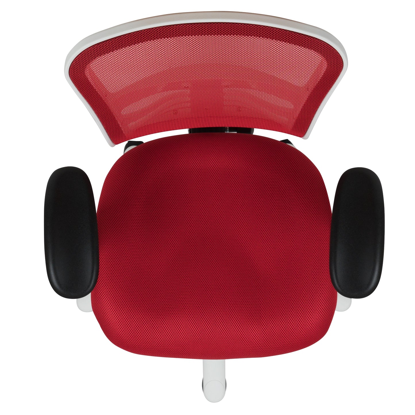 Office Chair with Roller Wheels and Mesh Design - Multiple Colors Available