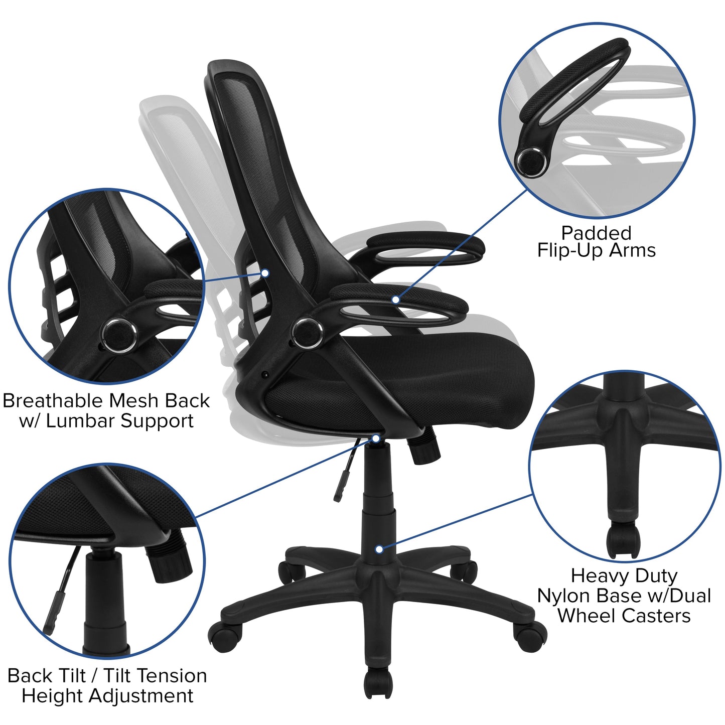 Mesh Office Chair HL-0016-1-GG