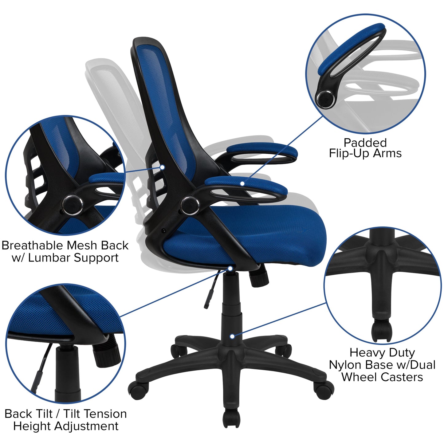 Mesh Office Chair HL-0016-1-GG