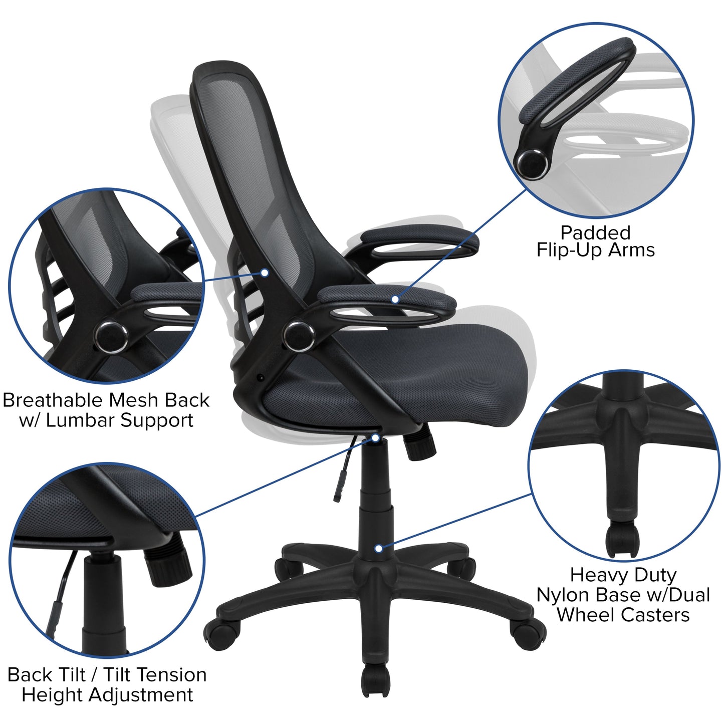 Mesh Office Chair HL-0016-1-GG