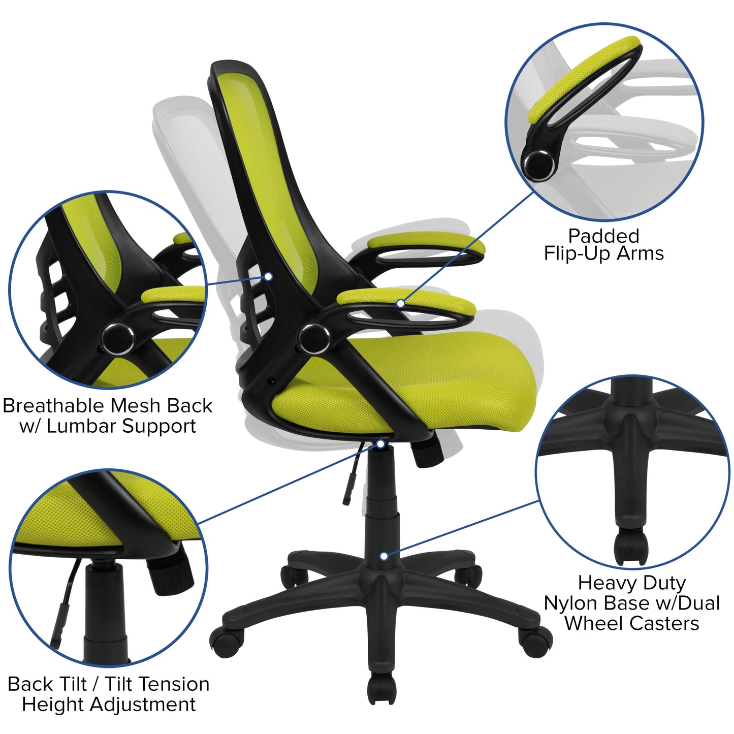 Mesh Office Chair HL-0016-1-GG