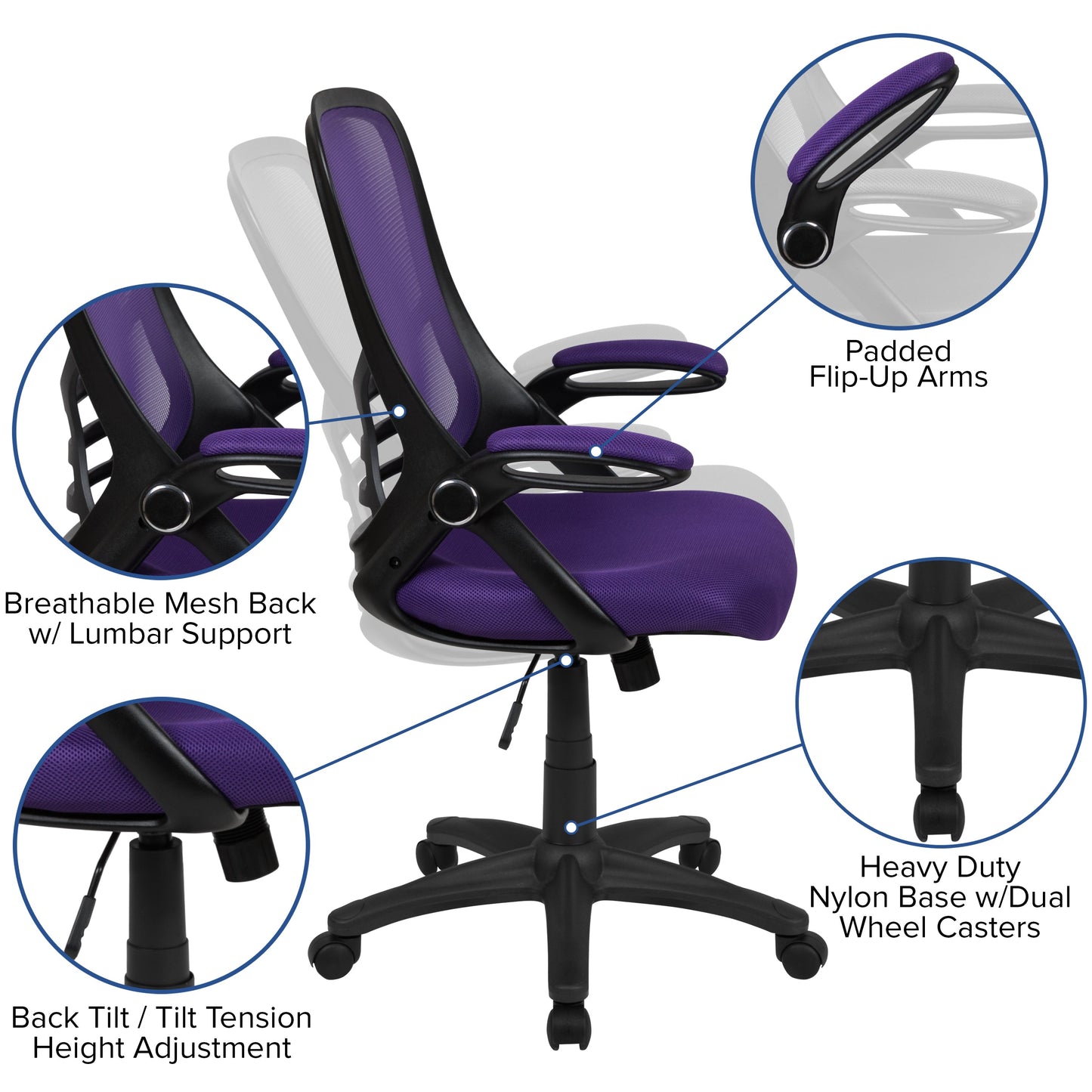Mesh Office Chair HL-0016-1-GG