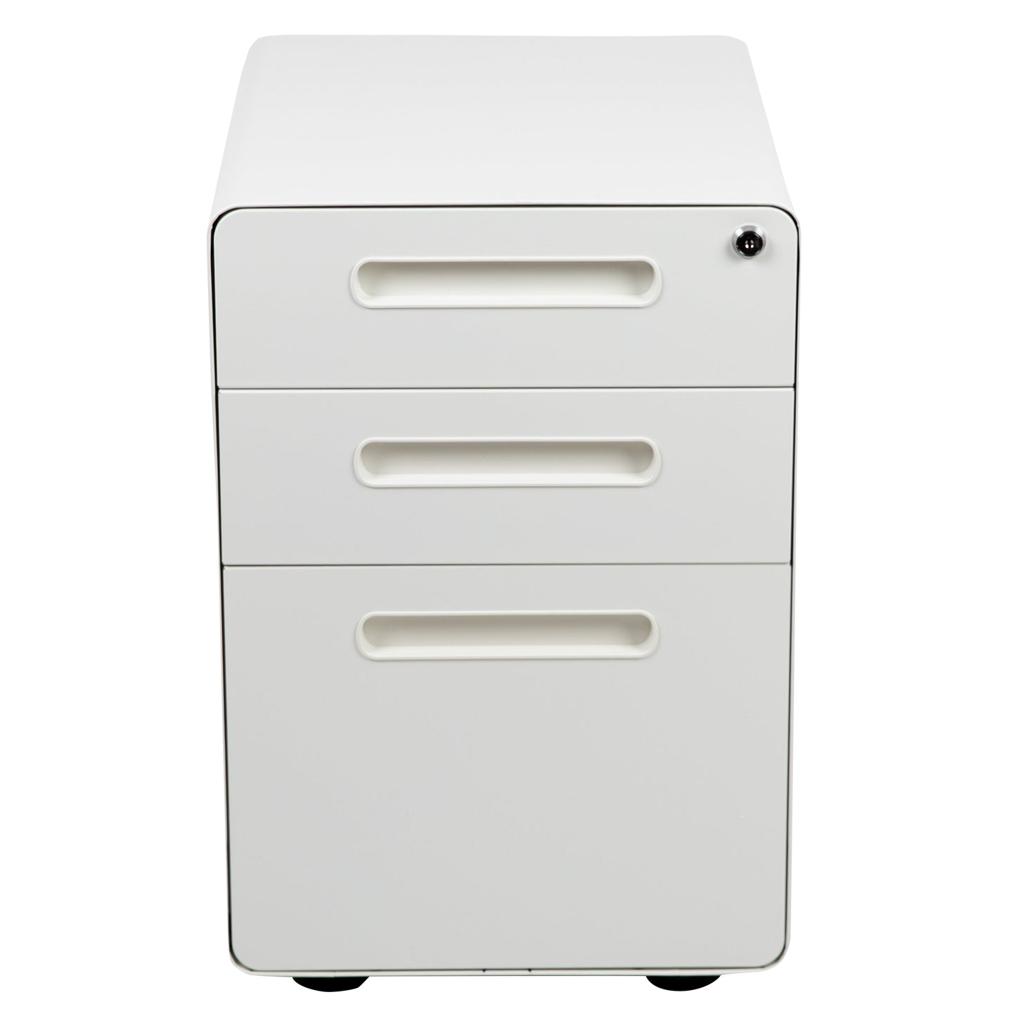 3-Drawer Filing Cabinet-White HZ-AP535-01-W-GG
