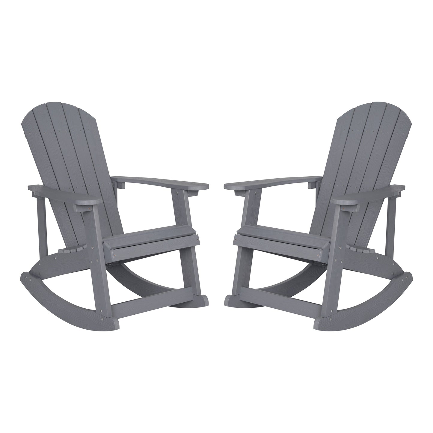 2 Pack Gray Resin Rockers JJ-C14705-GY-2-GG