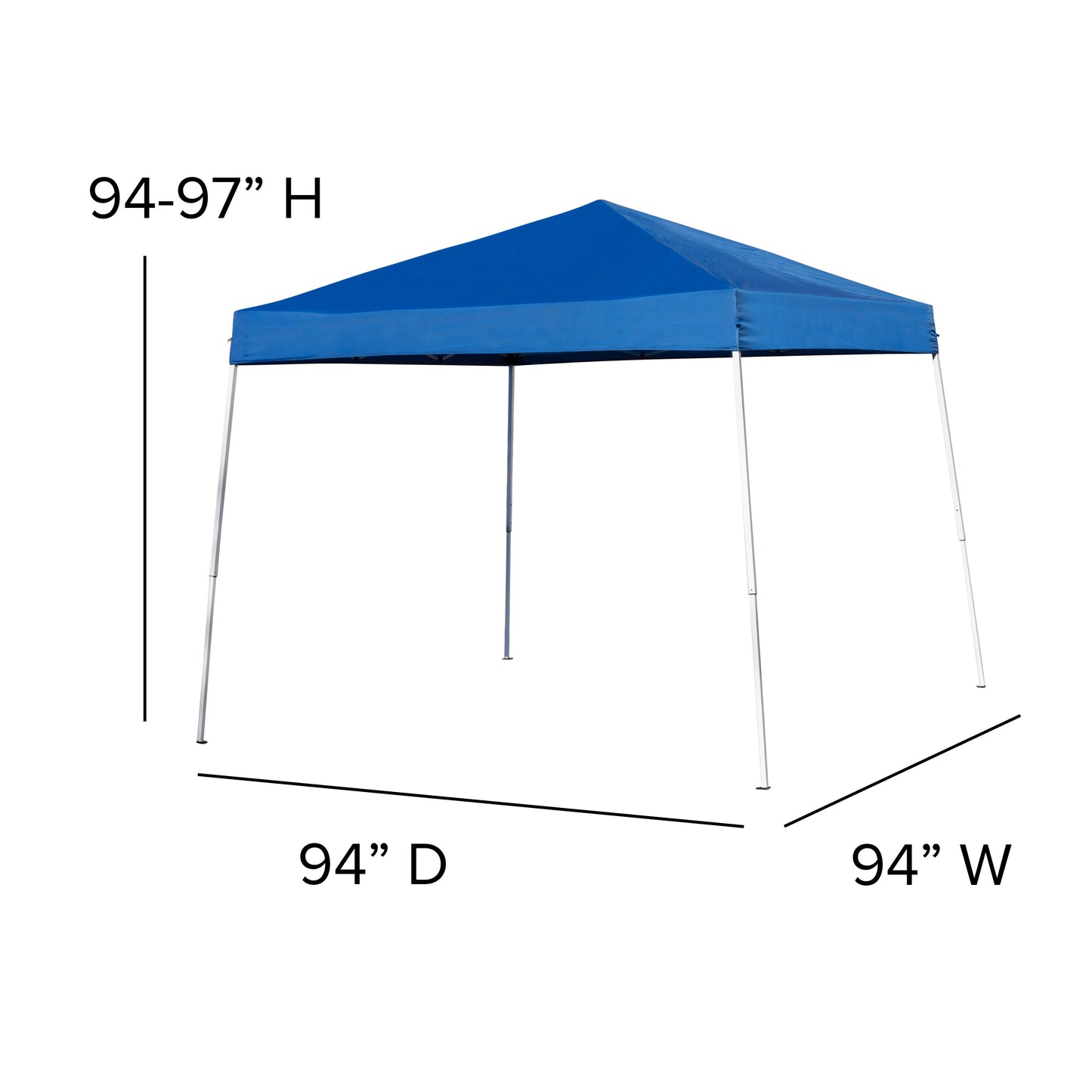 8'x8' Blue Pop Up Canopy JJ-GZ88-BL-GG