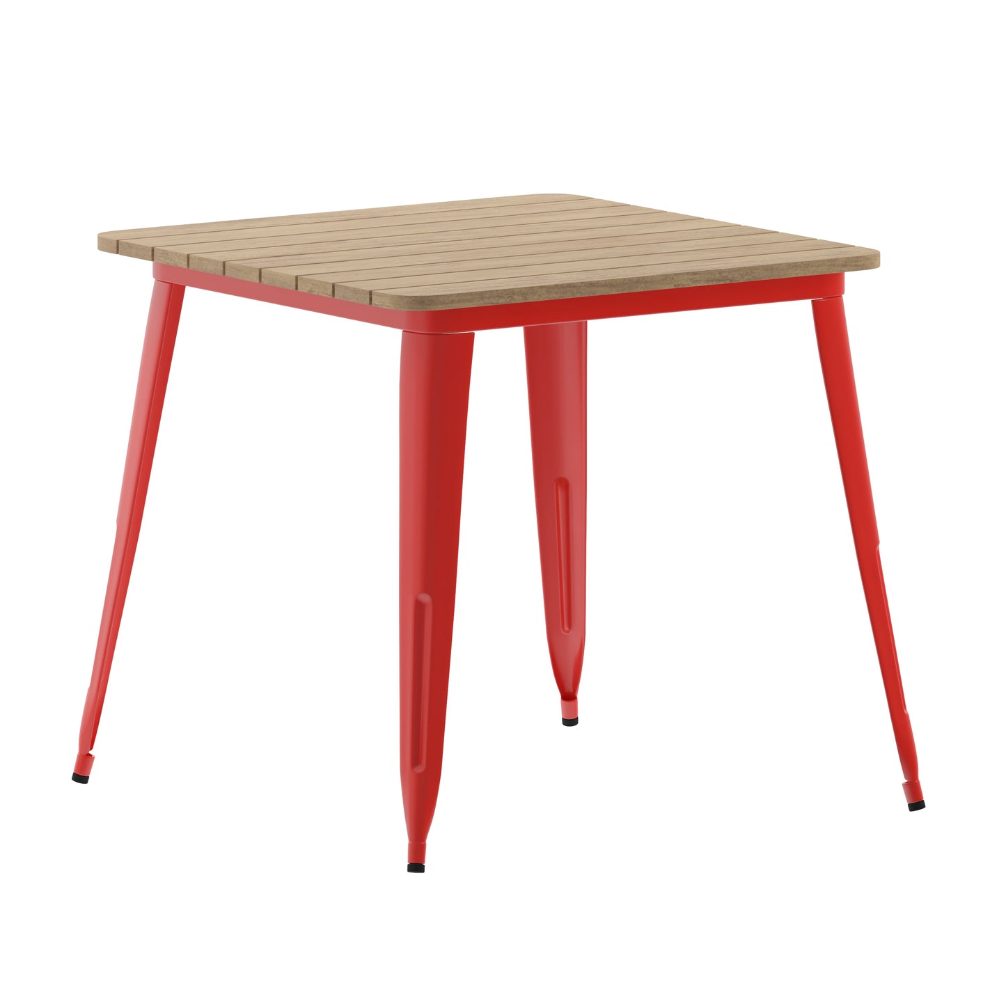 31.5" SQ BR/RED Dining Table JJ-T14619-80-BRRD-GG