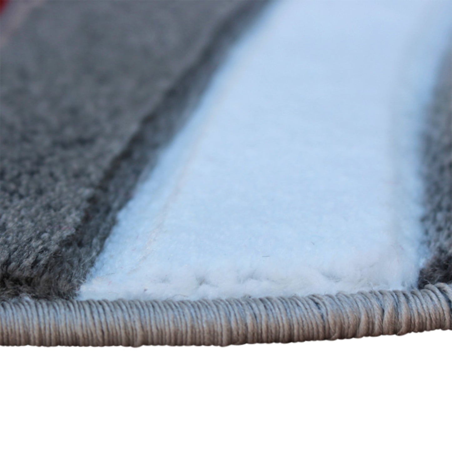 5x5 Red Abstract Rug KP-RG951-55-RD-GG