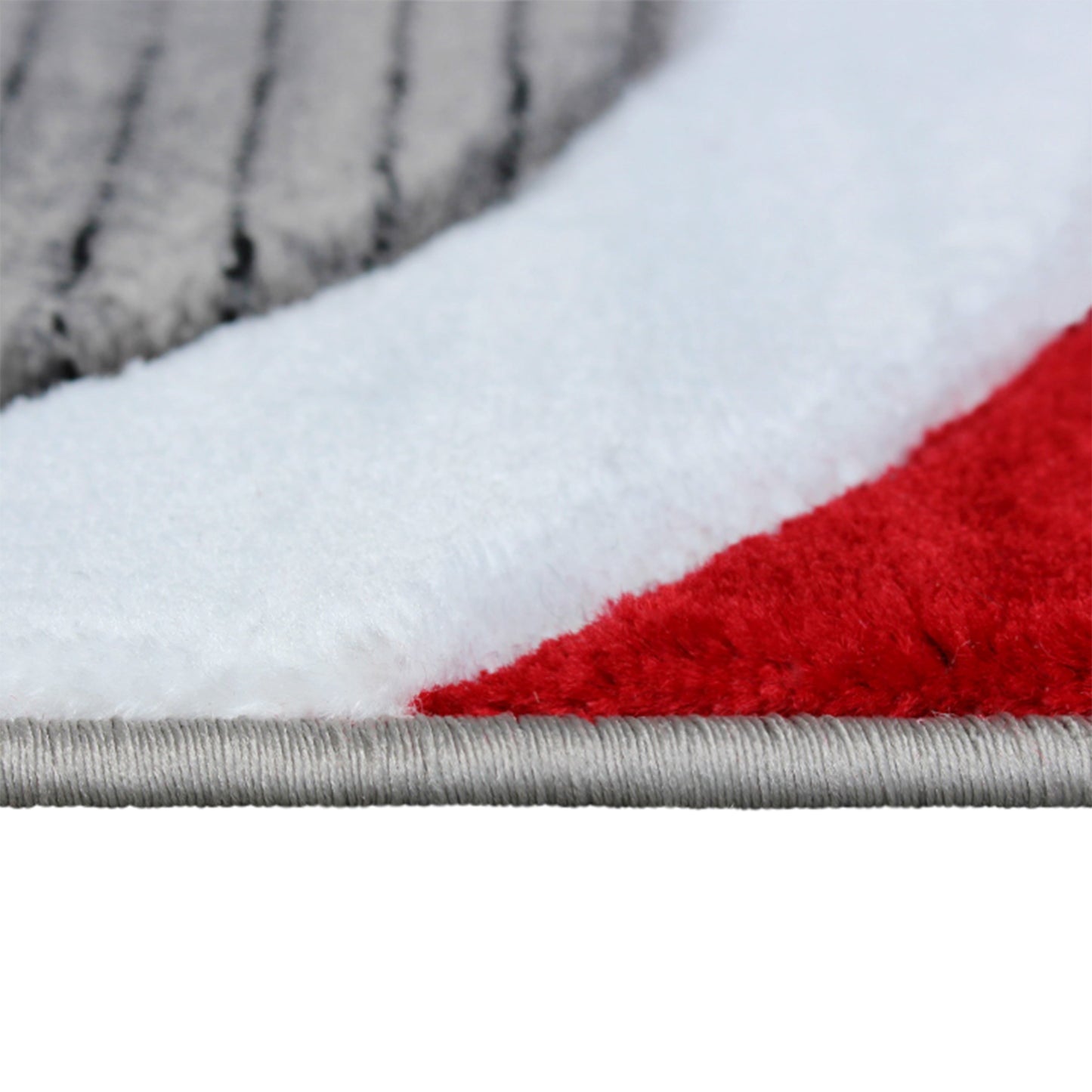 5x7 Red Abstract Rug KP-RG952-57-RD-GG