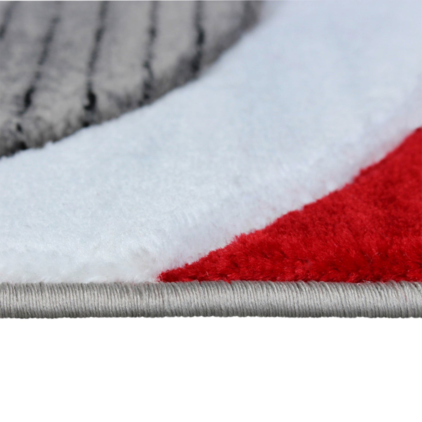 8x10 Red Abstract Rug KP-RG952-810-RD-GG