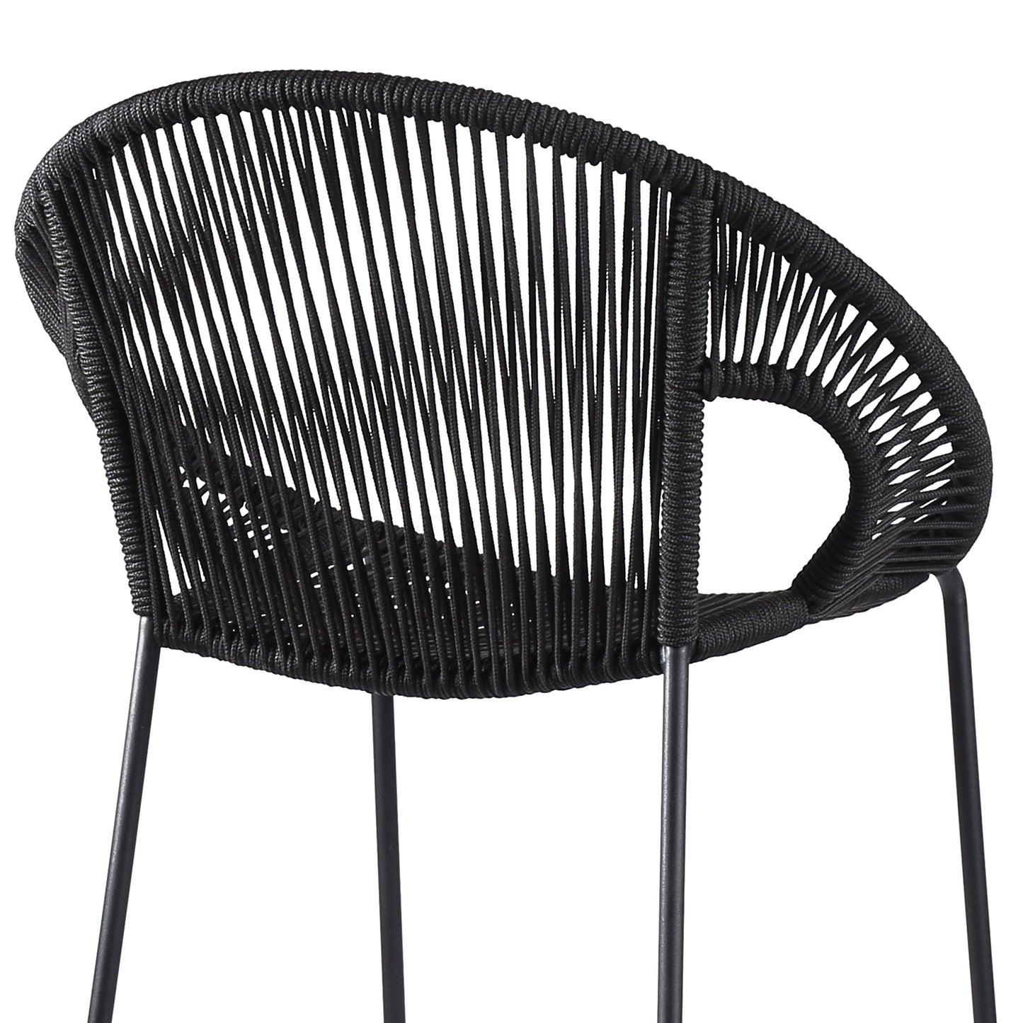 Acapulco Indoor Outdoor Steel Bar Stool - Various Sizes and Rope Options