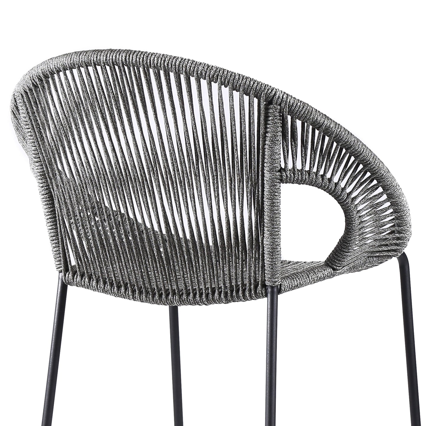 Acapulco Indoor Outdoor Steel Bar Stool - Various Sizes and Rope Options