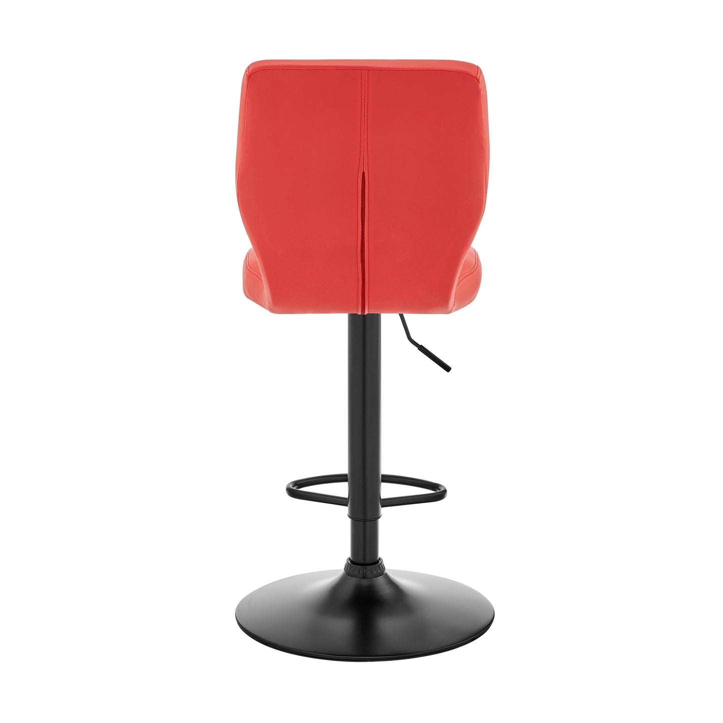Bardot Adjustable Height Faux Leather Swivel Bar Stool