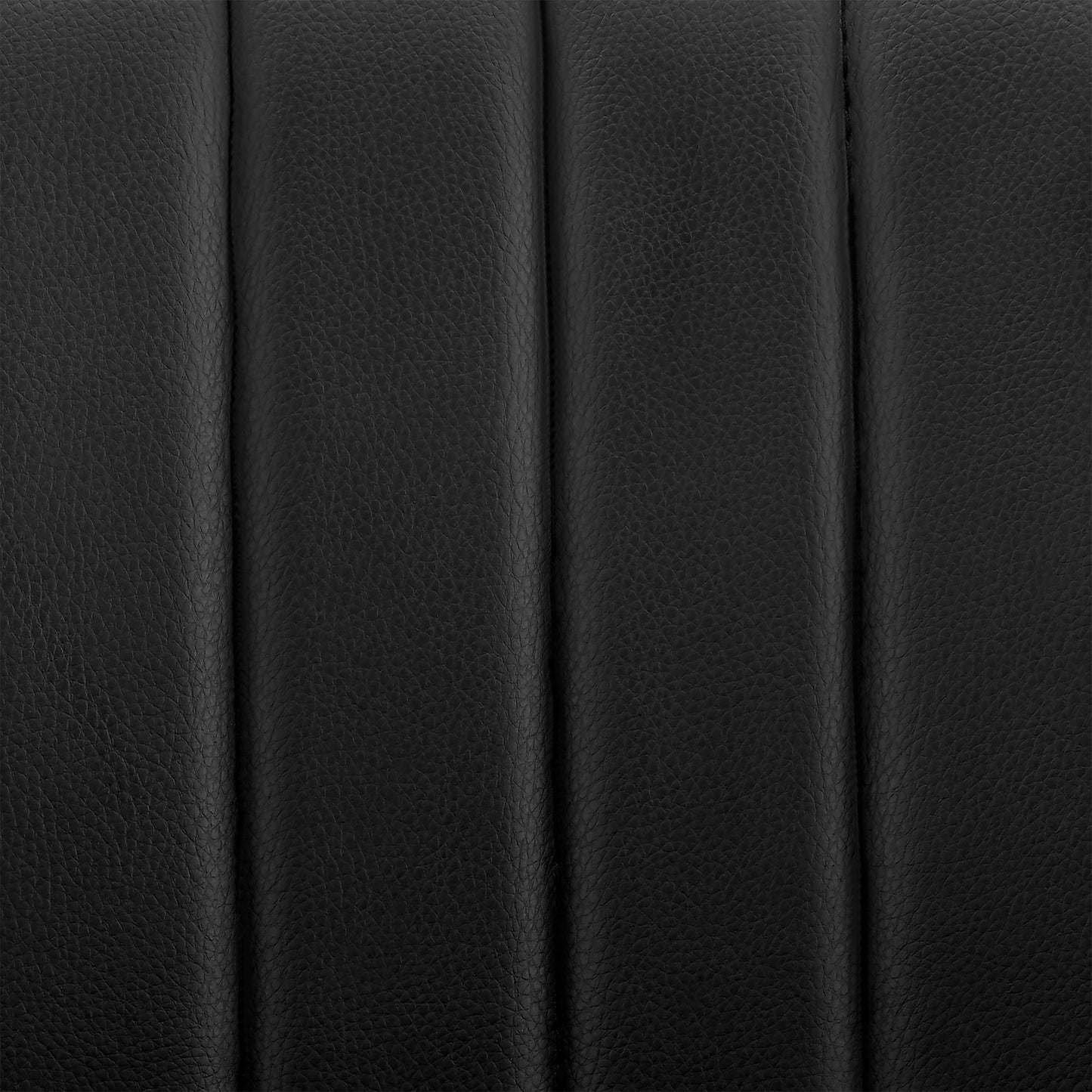 Brock Adjustable Faux Leather and Walnut Wood Bar Stool with Various Base Finishes