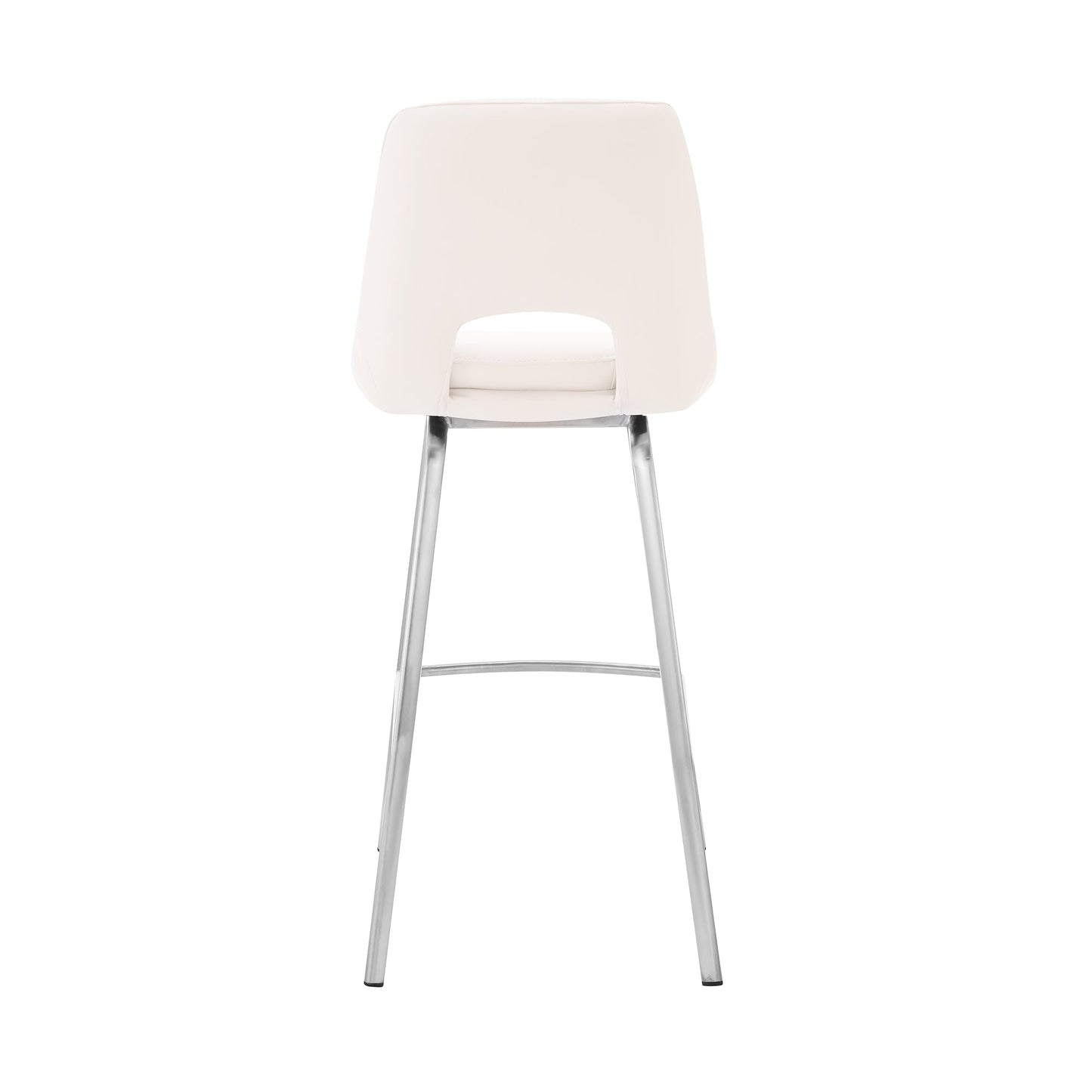 Carise Faux Leather and Metal Swivel Counter and Bar Stool