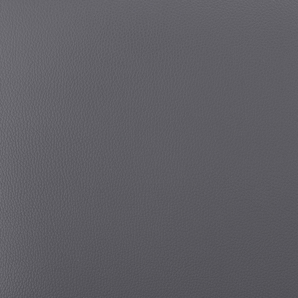 Calista Adjustable Bar Stool in Faux Leather and Fabric with Black and Golden Bronze Metal