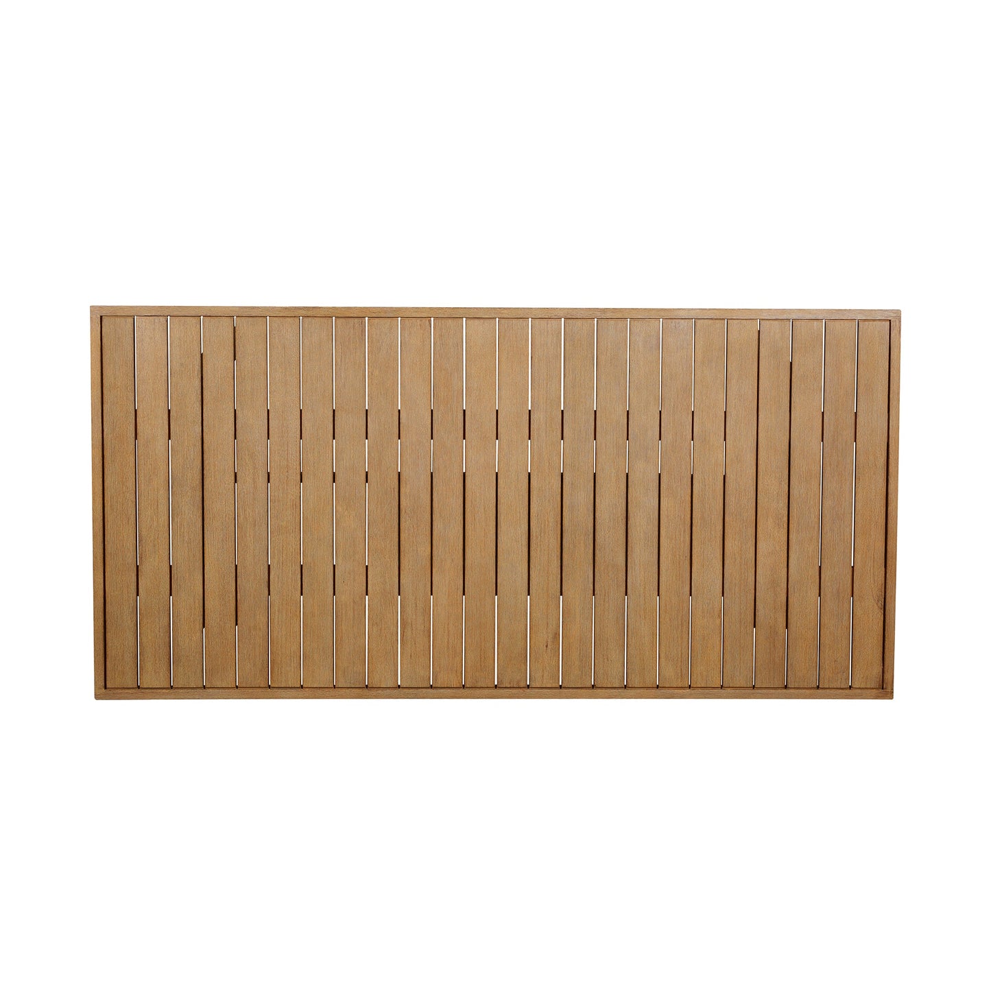 Cypress Outdoor Patio Dining Table in Blonde Eucalyptus Wood