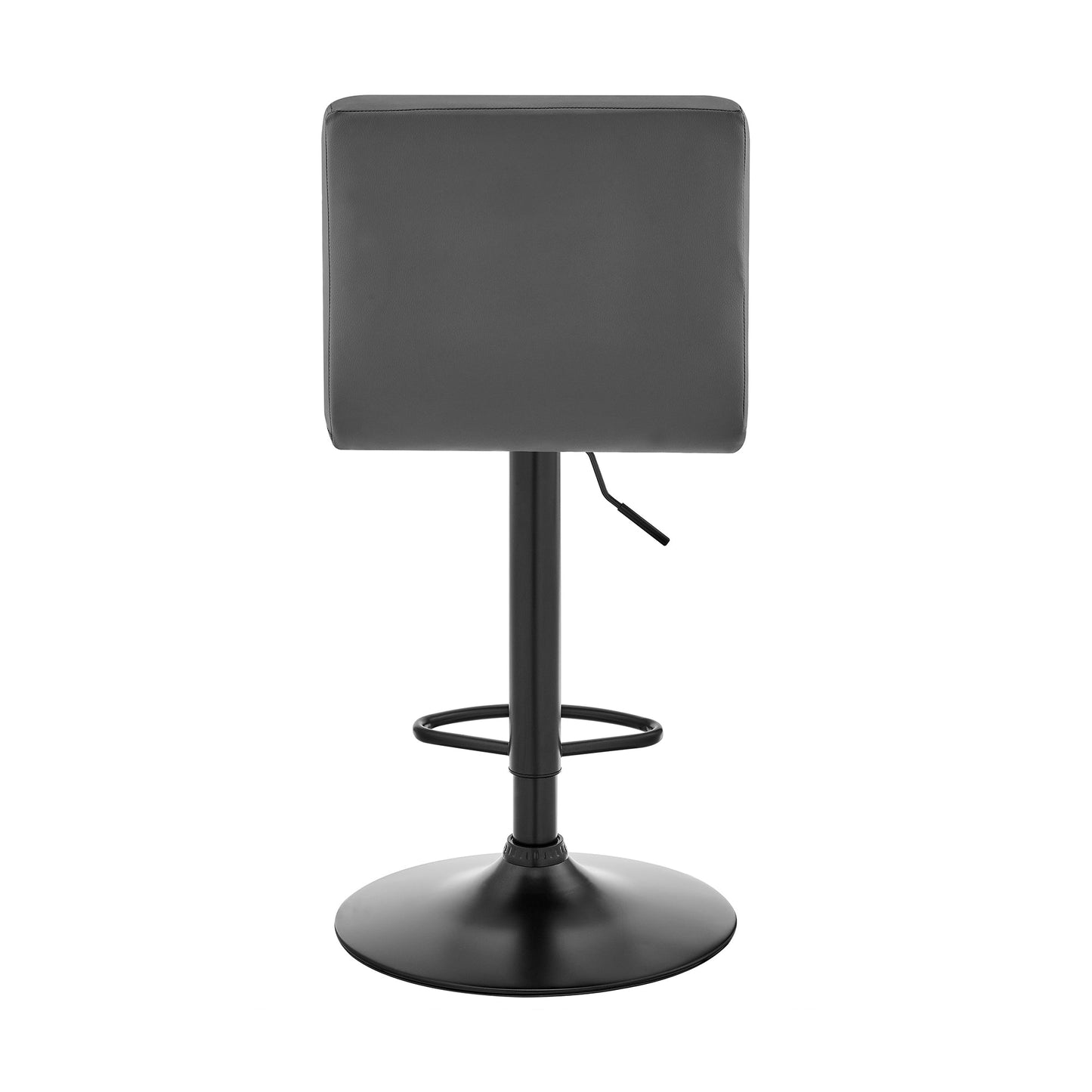 Duval Adjustable Faux Leather Swivel Bar Stool