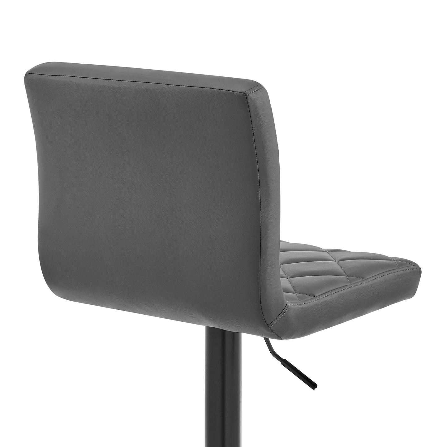 Duval Adjustable Faux Leather Swivel Bar Stool