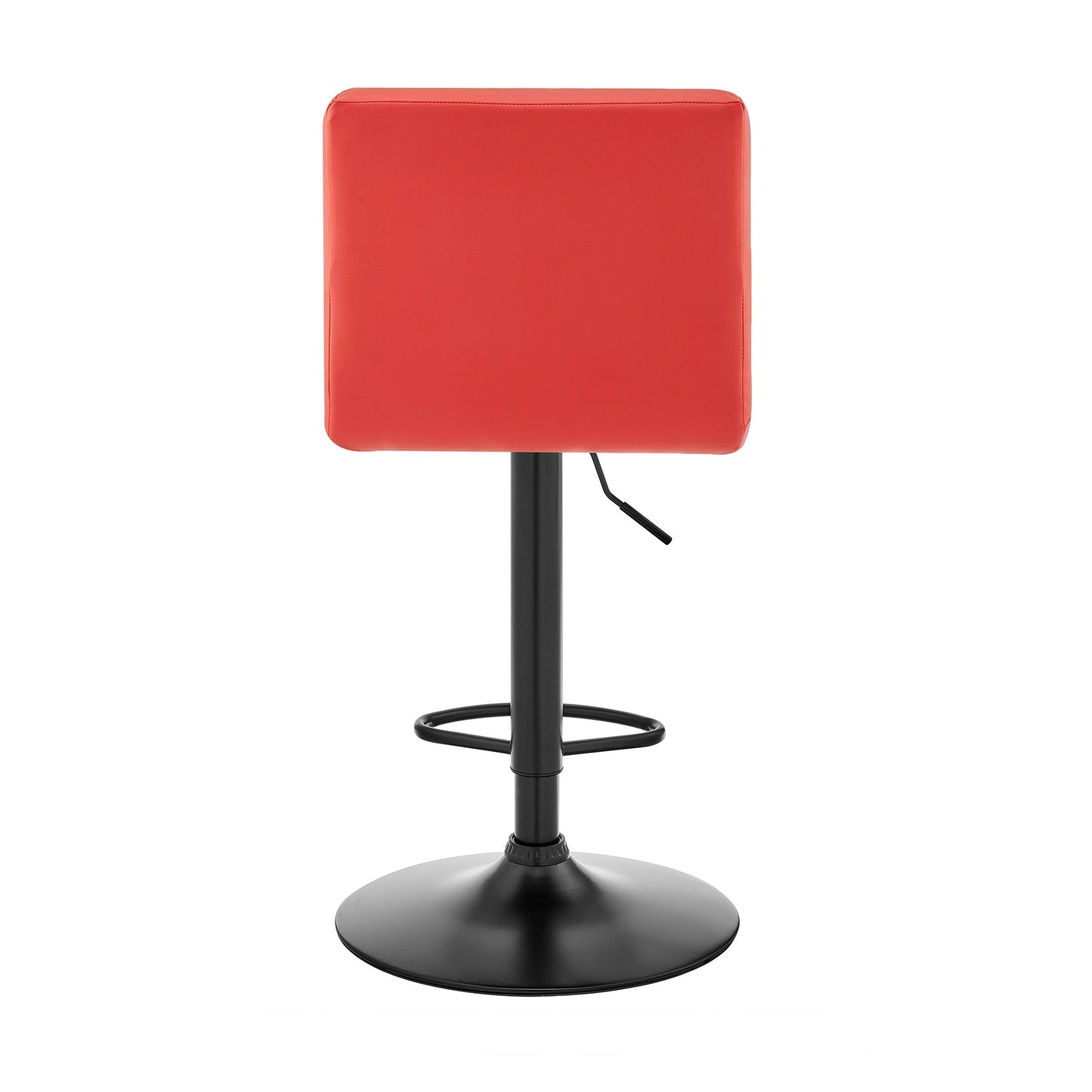 Duval Adjustable Faux Leather Swivel Bar Stool
