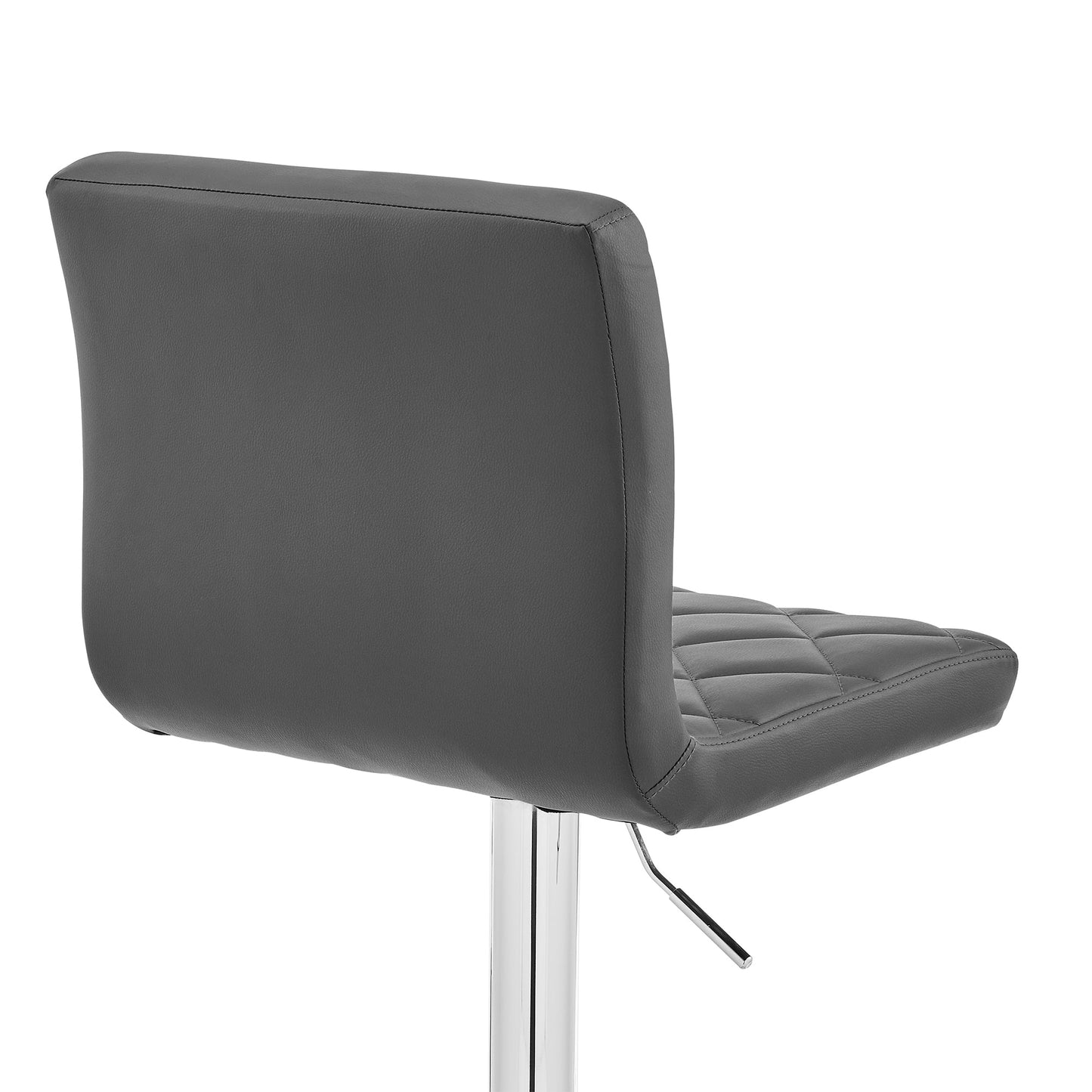 Duval Adjustable Faux Leather Swivel Bar Stool