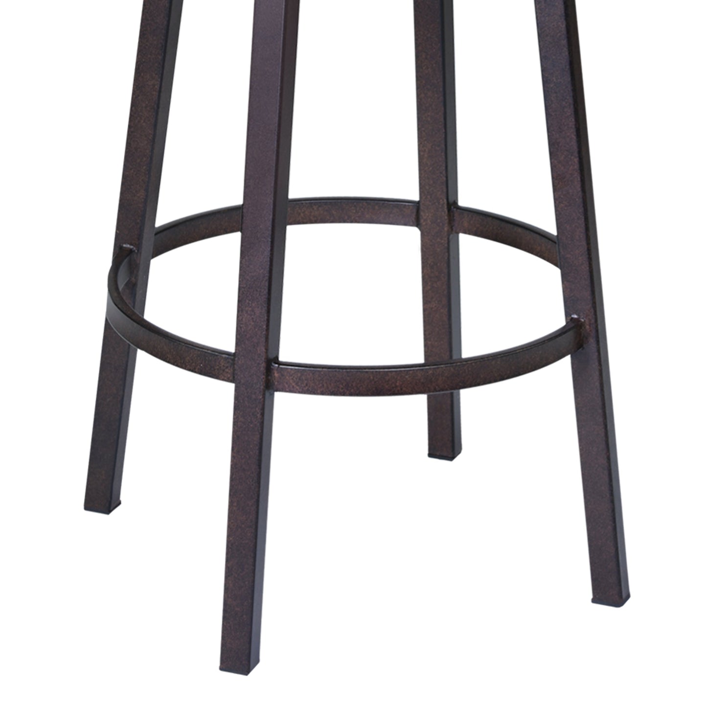 Fargo Counter Height Metal Barstool in Mineral Finish and Auburn Bay with Upholstery