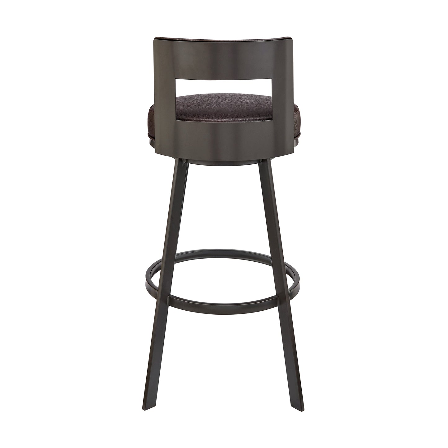 Flynn Swivel Counter and Bar Stool in Various Finishes and Faux Leather Options