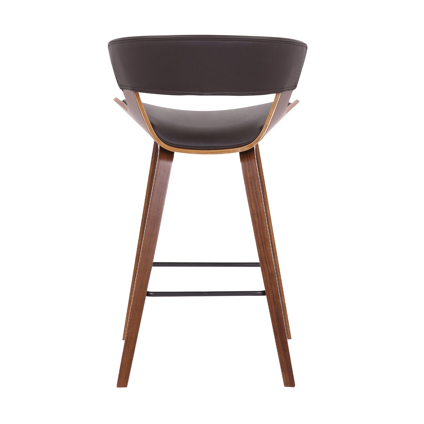 Jagger Modern 26" Wood and Faux Leather Counter Height Barstool