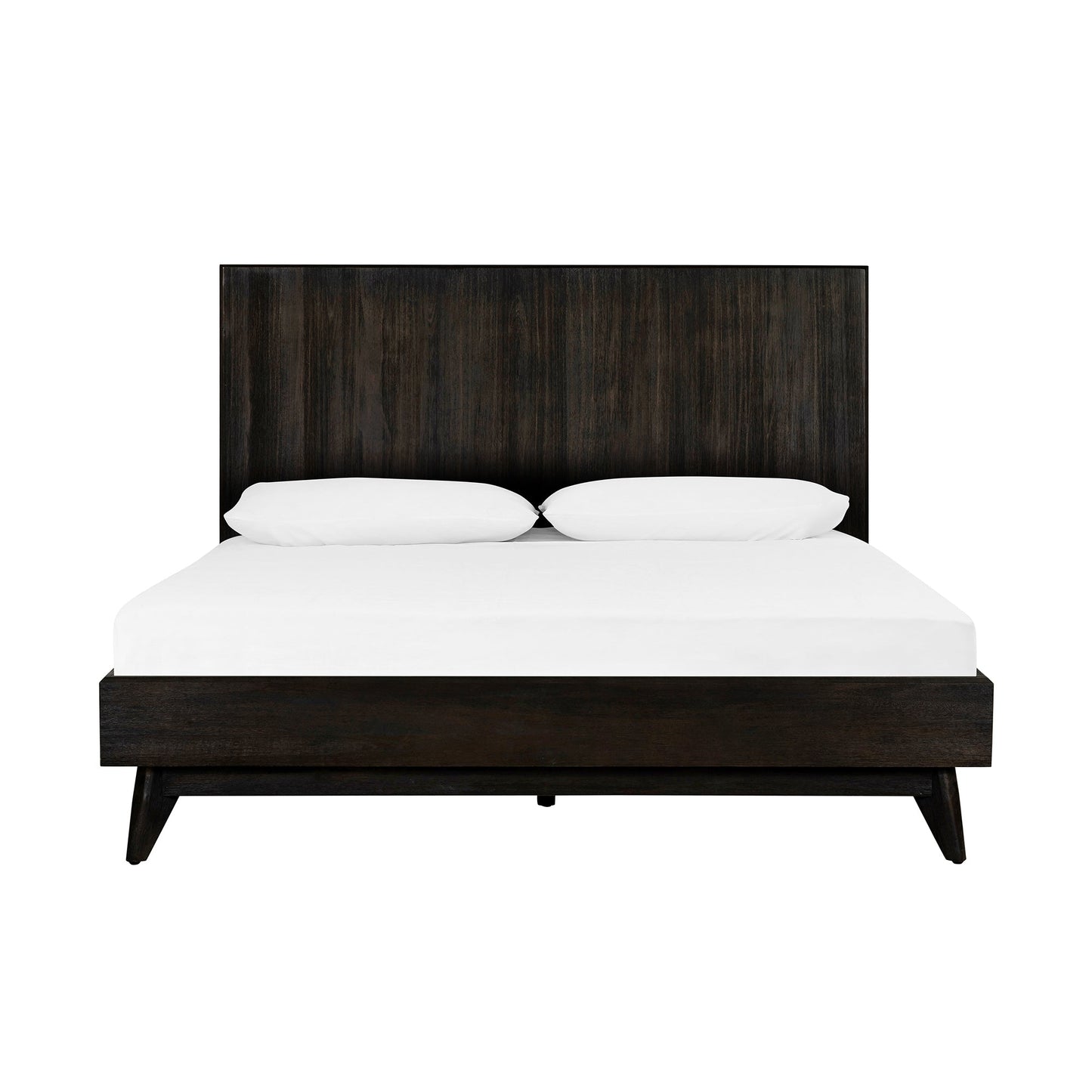 Baly Acacia Mid-Century Sandblast Platform Bed