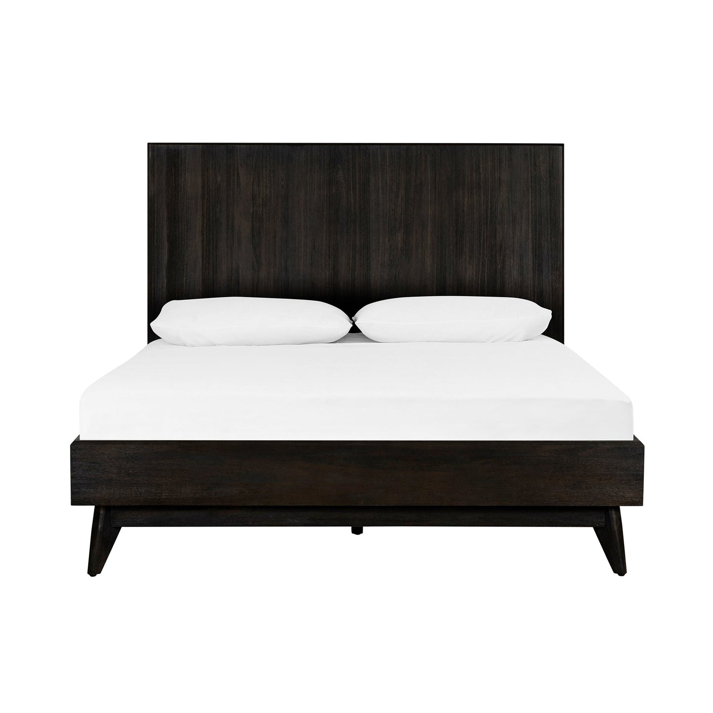 Baly Acacia Mid-Century Sandblast Platform Bed