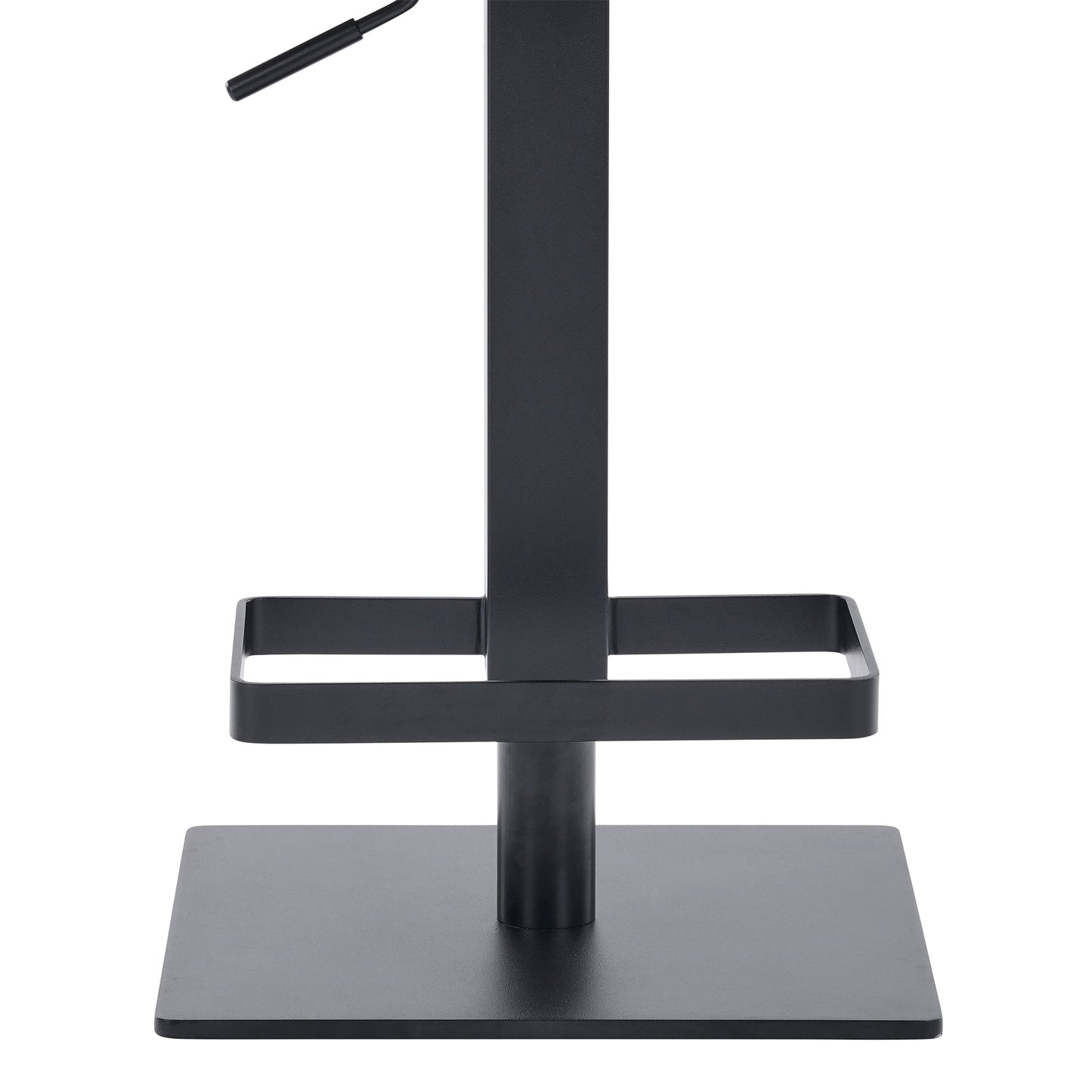 Legacy Adjustable Height Swivel Faux Leather and Metal Bar Stool