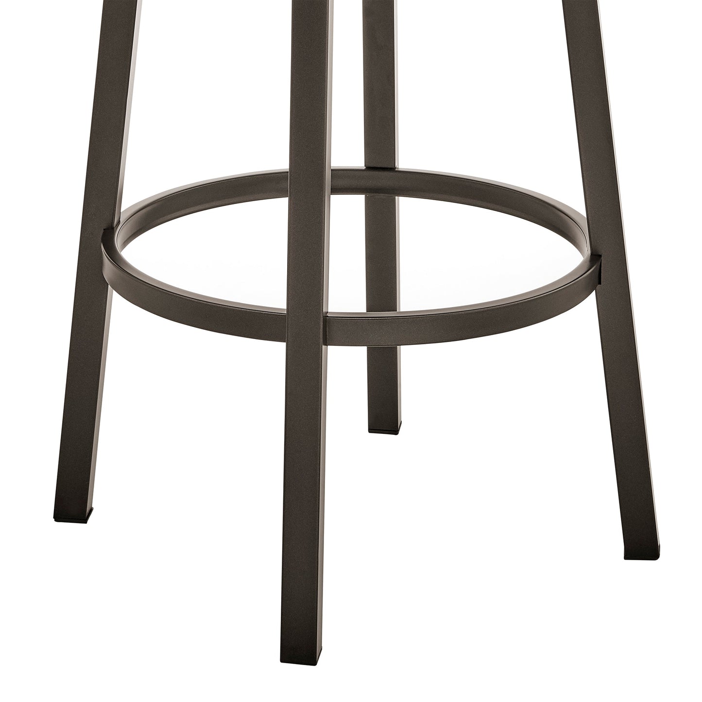 Lorin Swivel Bar Stool in Various Finishes and Faux Leather Options