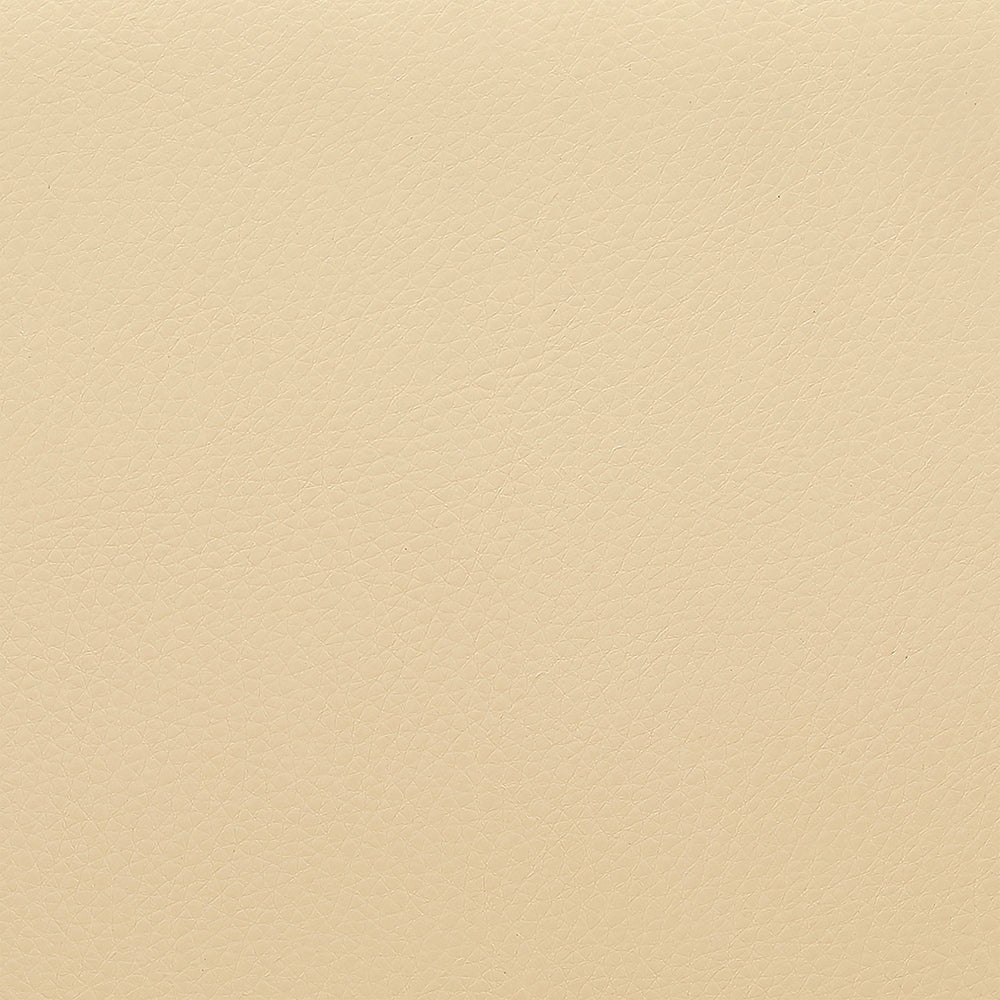 Lydia Adjustable Wood Bar Stool with Faux Leather and Black Metal