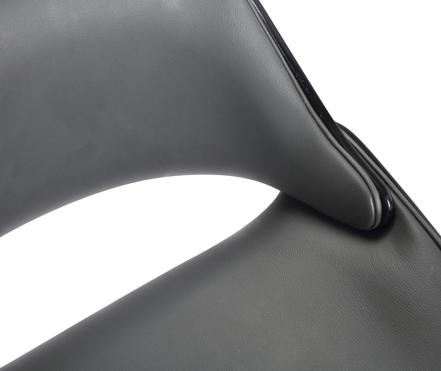 Mona Swivel Faux Leather Counter and Bar Height Stool with Wood Base