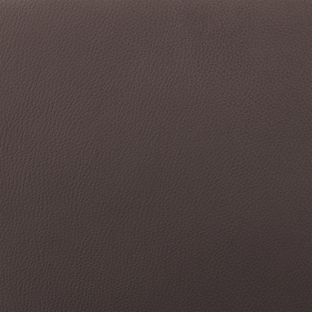 Pico 26" Swivel Walnut Wood Counter Stool in Brown Faux Leather with Chrome