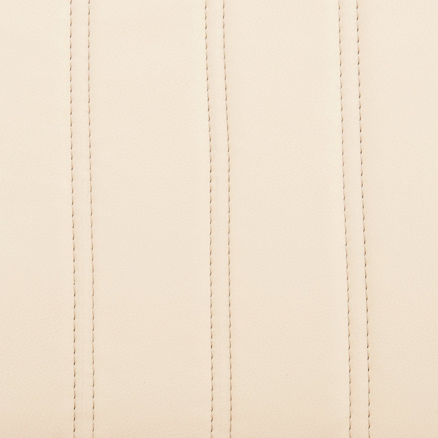 Renee 26" Swivel Cream Faux Leather and Walnut Wood Bar Stool