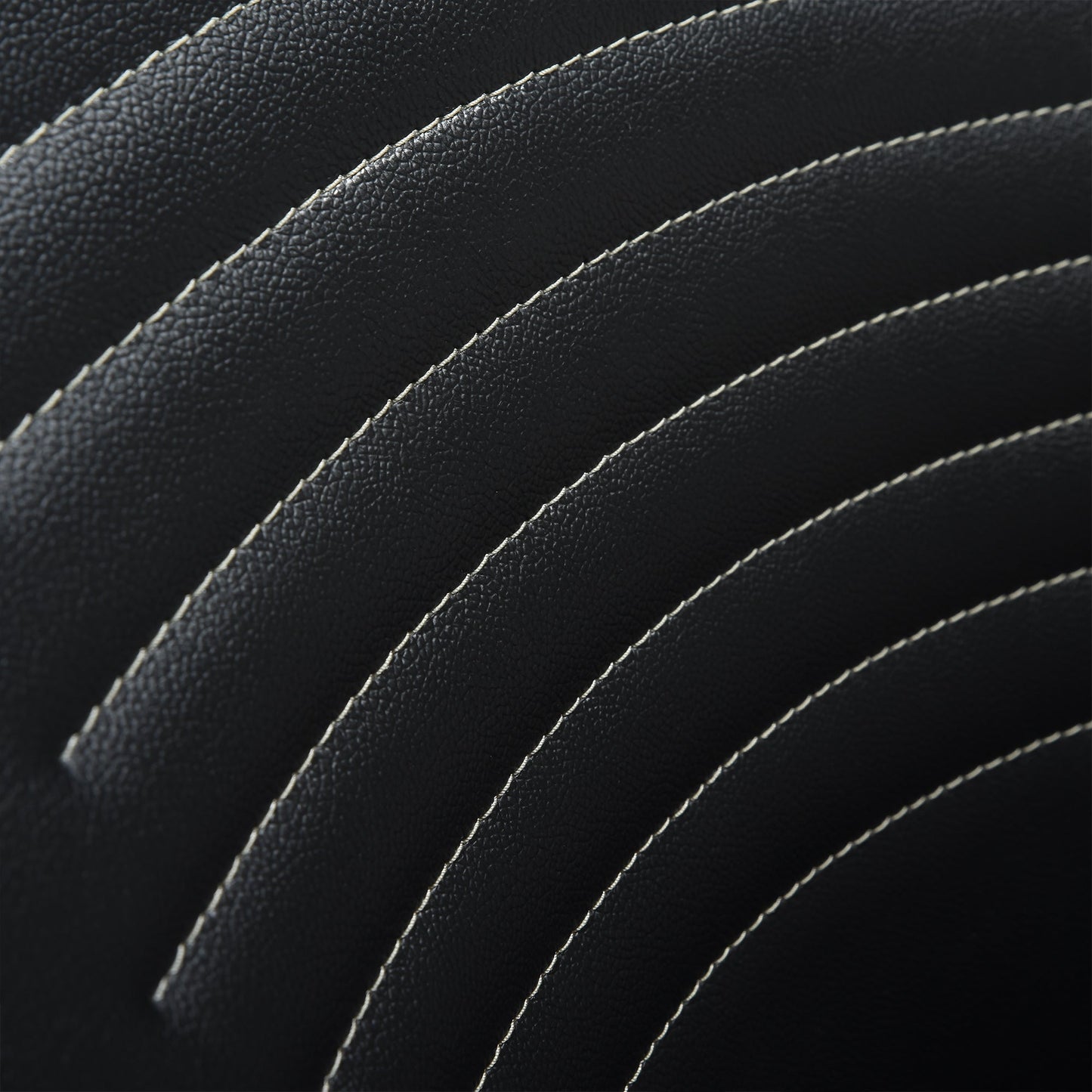 Rocco Upholstered Dining Chair in Taupe Gray and Black Faux Leather with Black Metal Legs - Set of 2