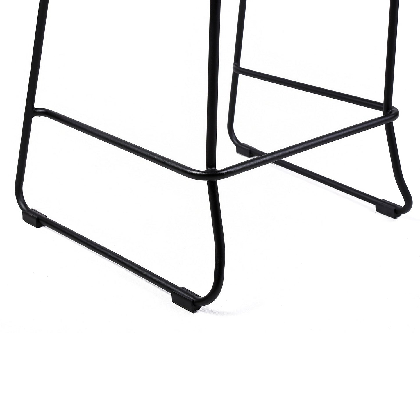 Shasta Outdoor Metal and Rope Stackable Barstool and Counter Stool - Set of 2