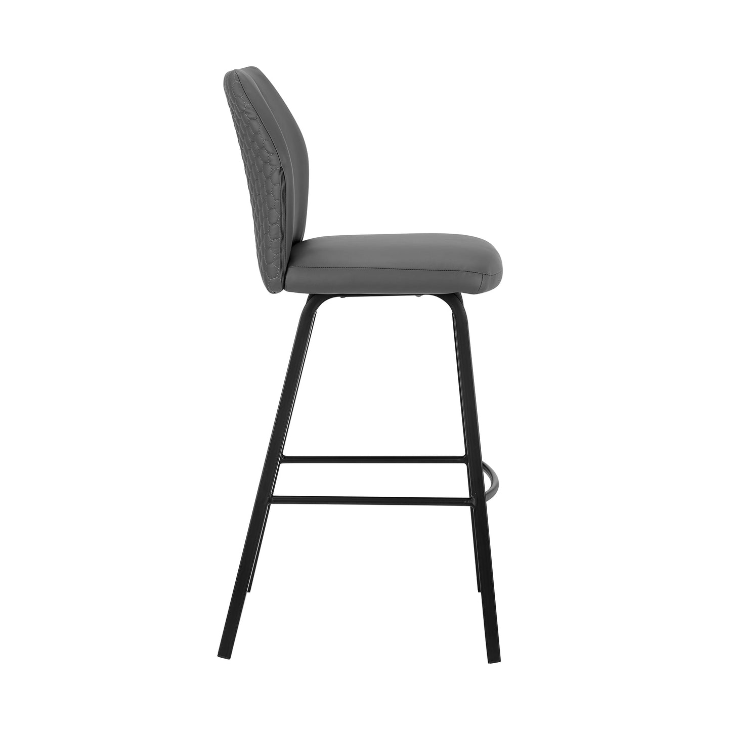 Tandy Faux Leather and Metal 30" Bar Stool