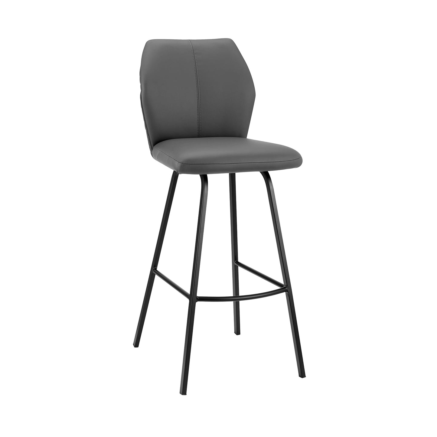 Tandy Faux Leather and Metal 30" Bar Stool