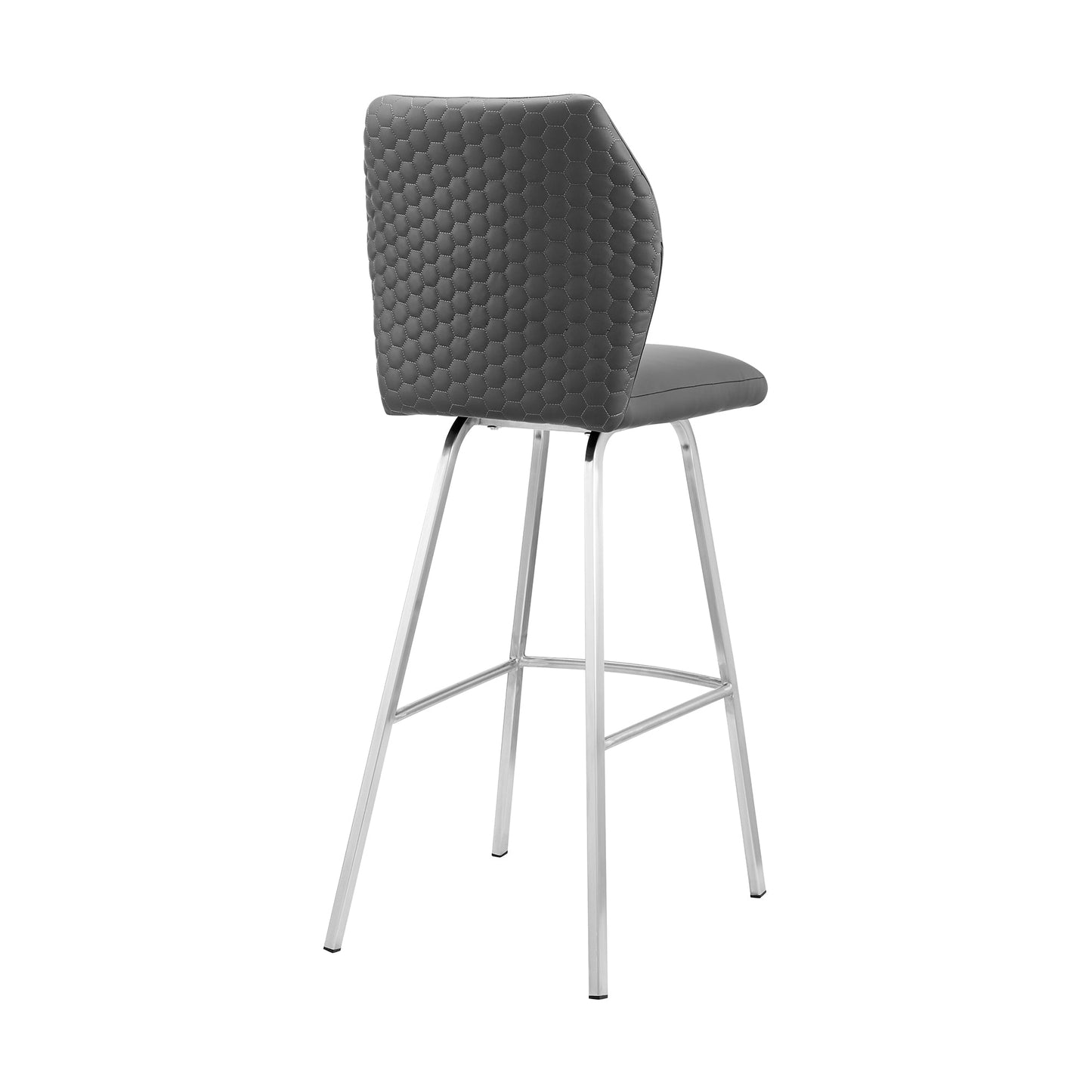 Tandy Faux Leather and Metal 30" Bar Stool