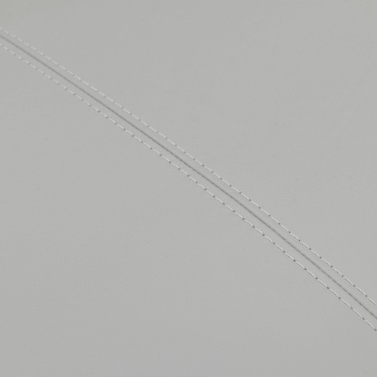 Vincenza 85" Dove Gray Leather Sofa