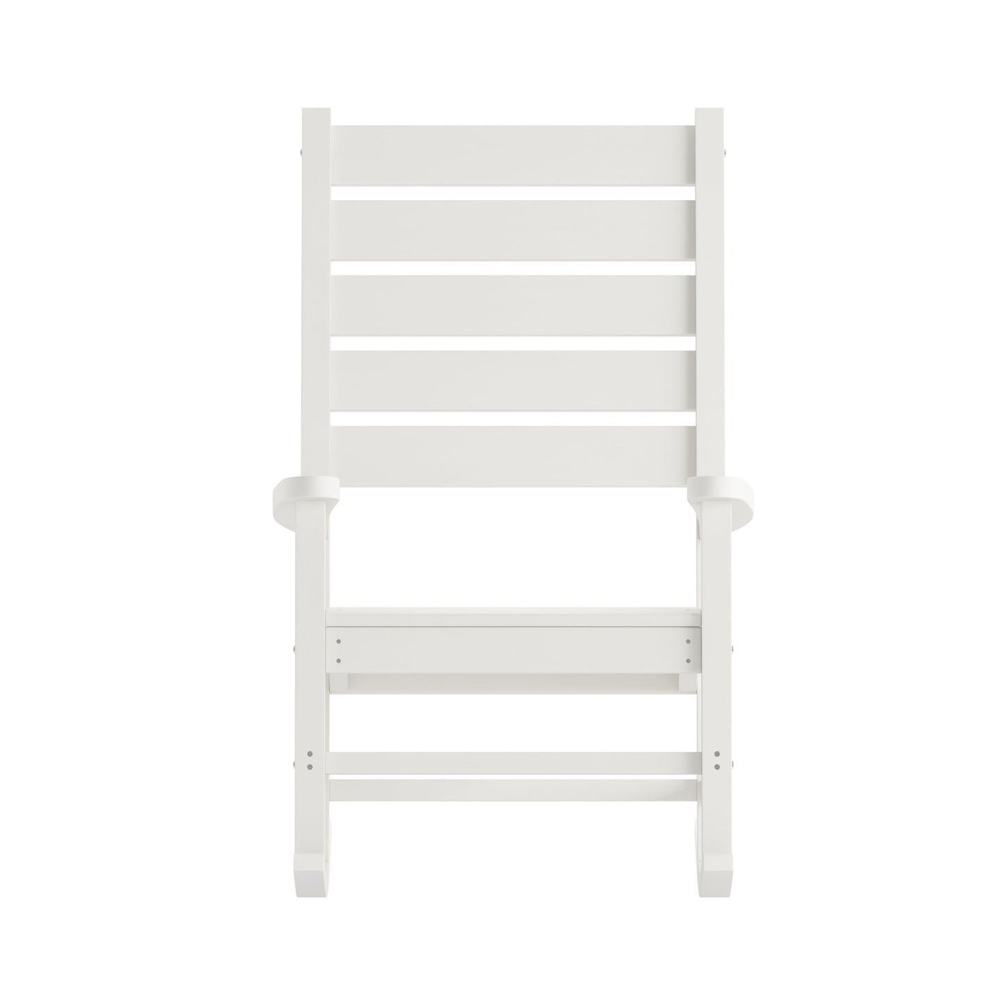 White Outdoor Rocking Chair LE-HMP-2002-110-WT-GG