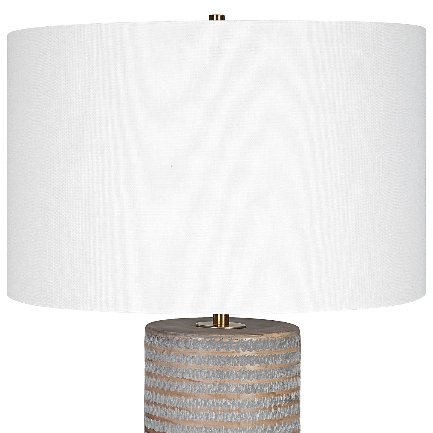 Uttermost Monolith Gray Table Lamp