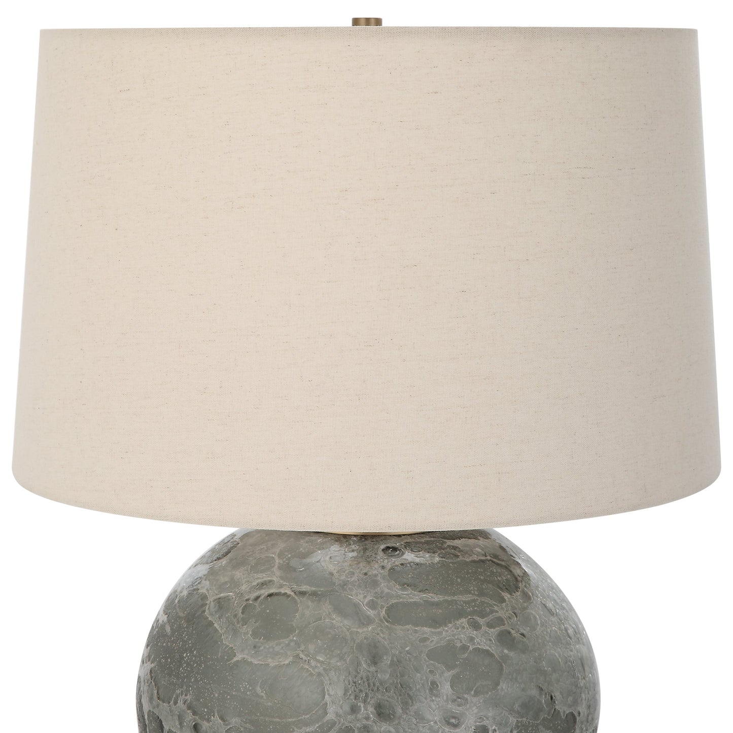 Uttermost Lunia Gray Glass Table Lamp
