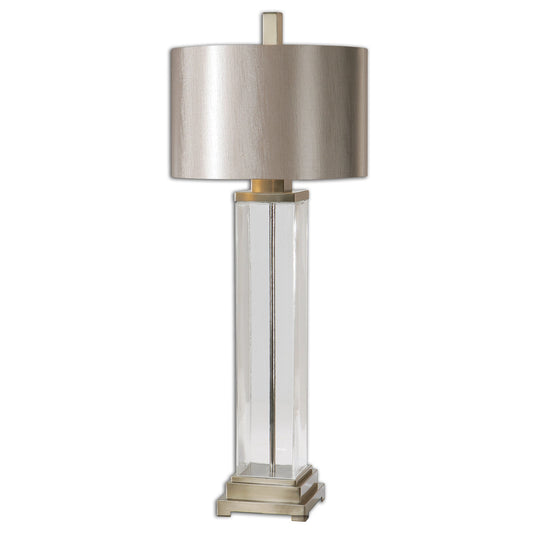 Uttermost Drustan Clear Glass Table Lamp