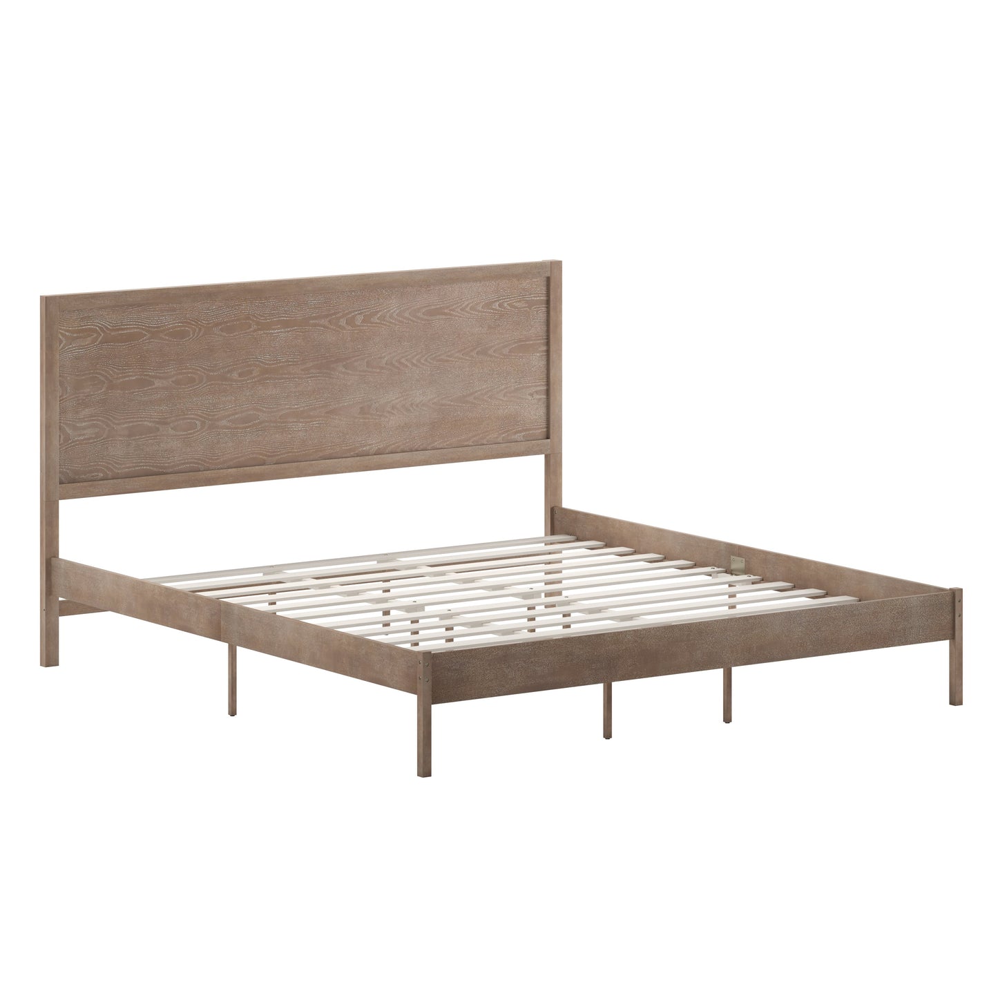 Wooden Platform Bed Collection - Full, King, Queen Sizes Available